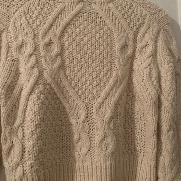 French connection cropped cable knit calina jumper - medium - Picture 8 of 15